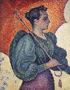 Paul Signac woman with a parasol Germany oil painting artist